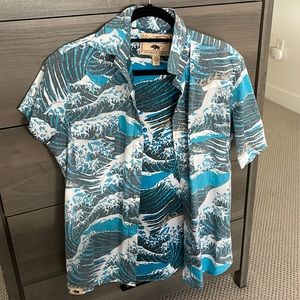 Western aloha shirt small